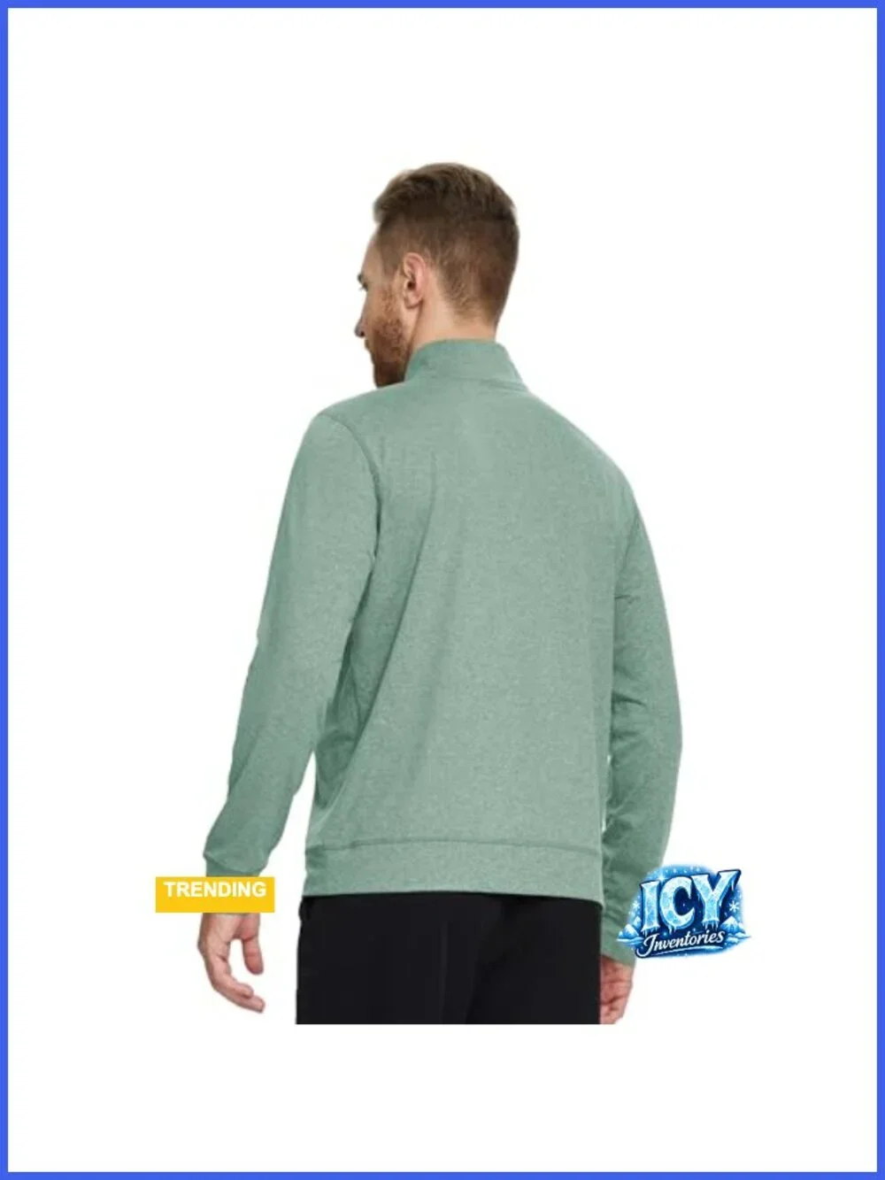 Quarter Zip Pullover Moisture Wicking Performance Midlayer Golf Sweatshirt
